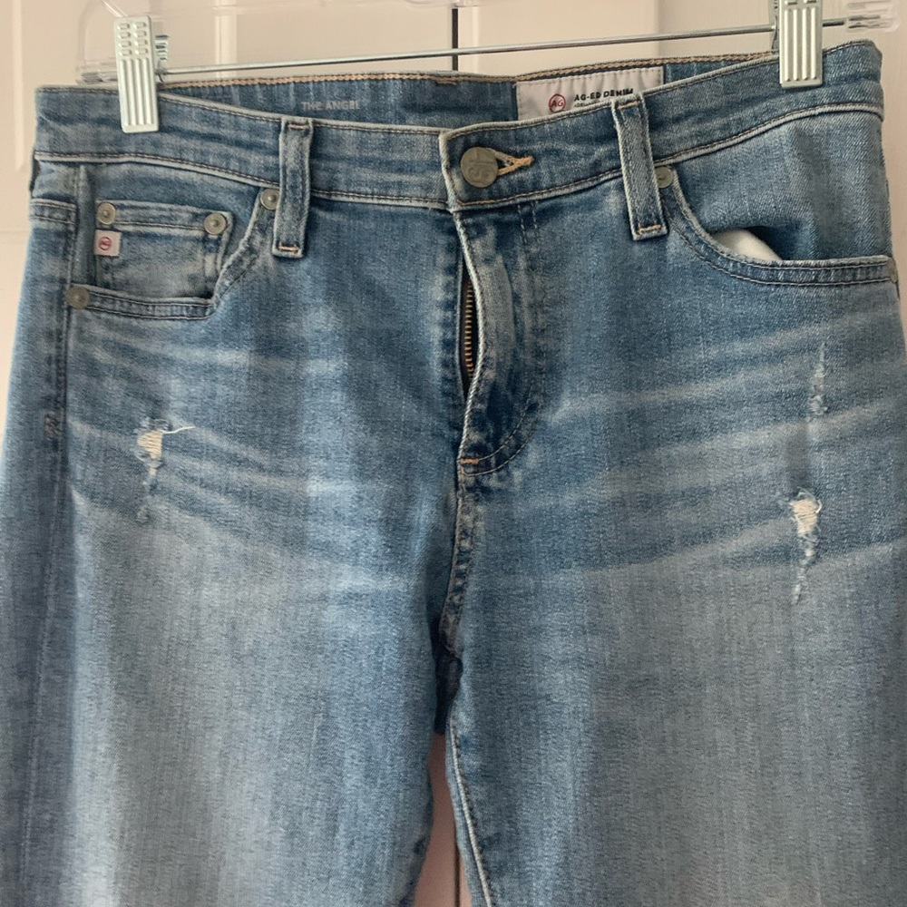 AG jeans. Bootleg, low waisted.  Size 26.  Slightly worn.